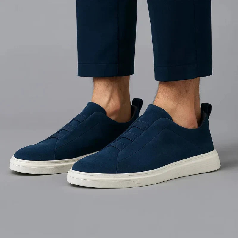 Bolesław | Eleganckie Zamszowe Sneakersy