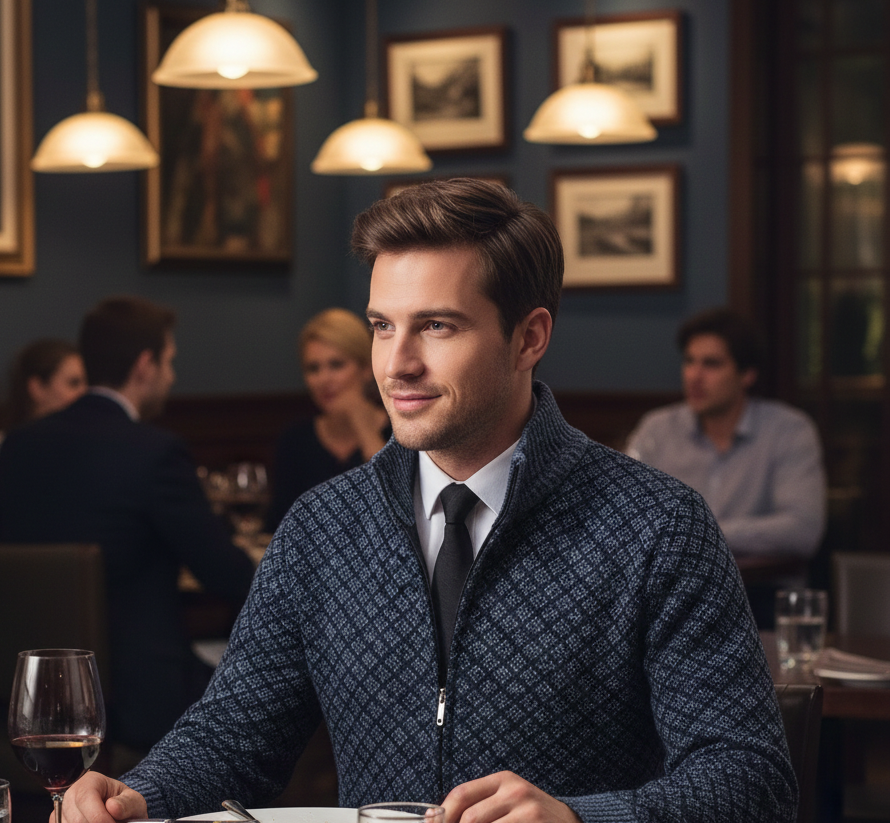 Felix | Elegancki kardigan dzianinowy