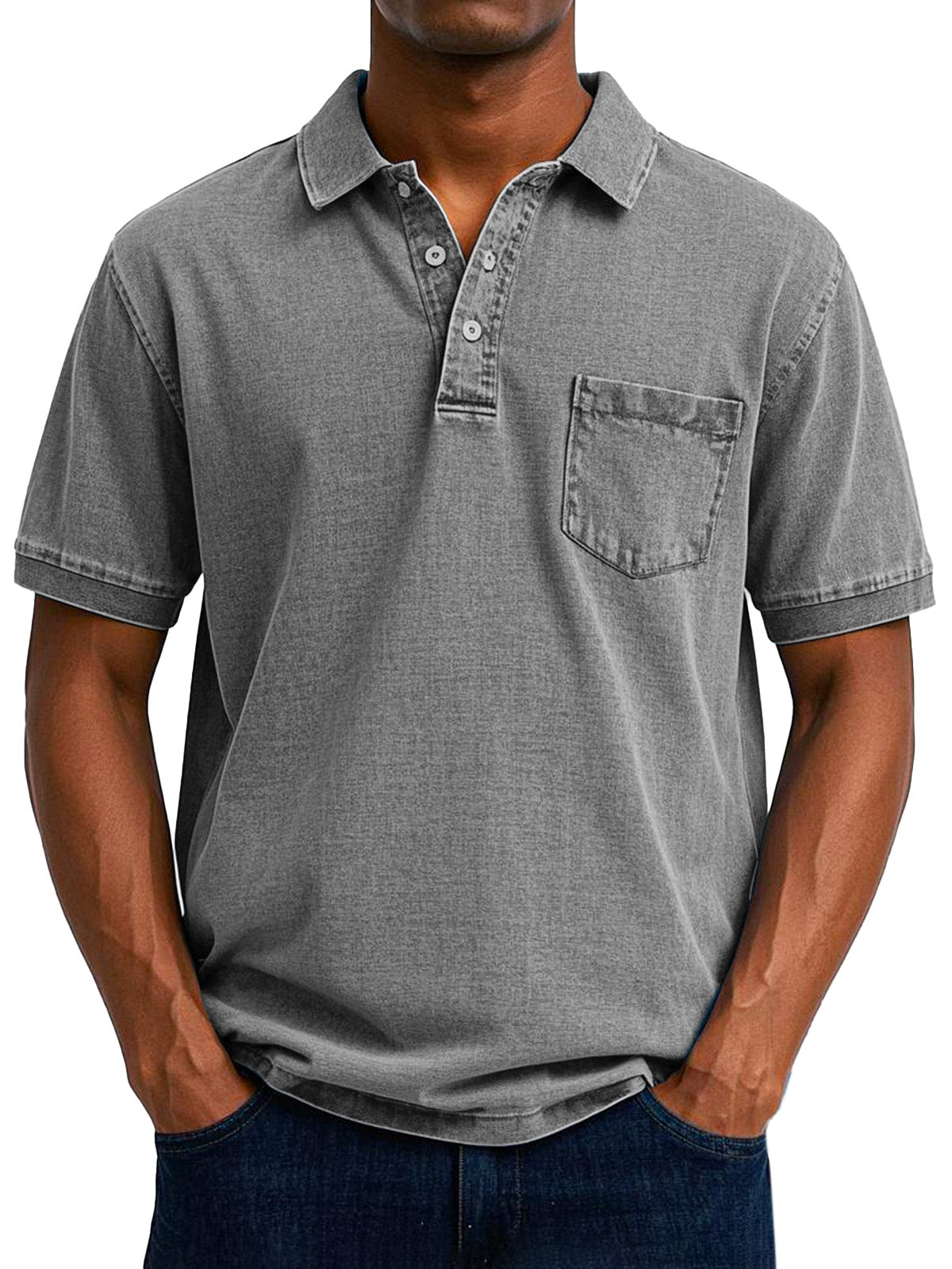 Dean | Koszulka henley vintage