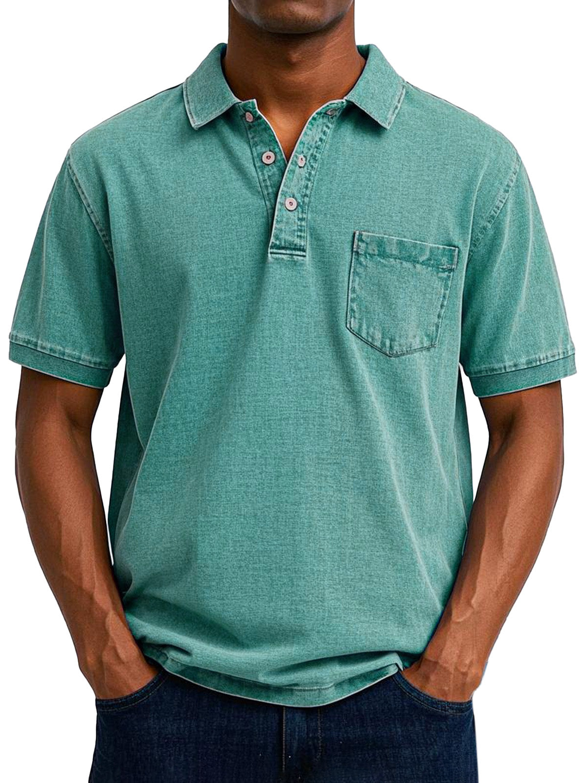 Dean | Koszulka henley vintage