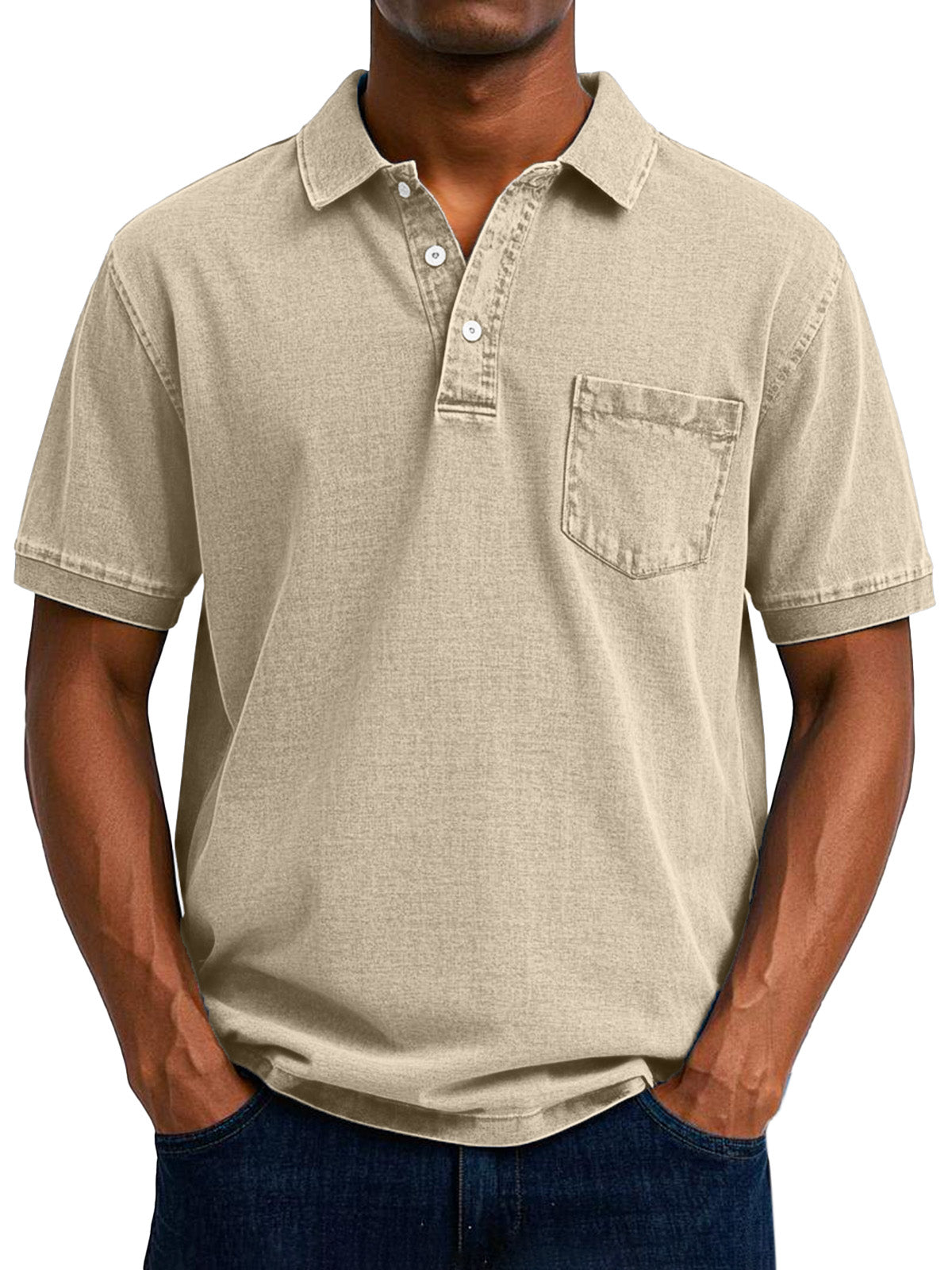 Dean | Koszulka henley vintage