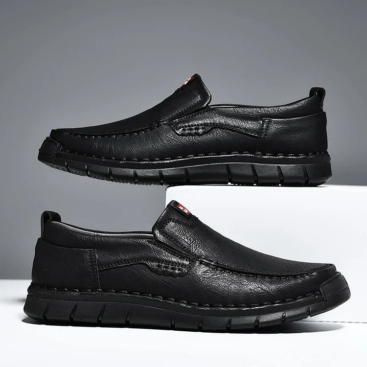 Jacek | Eleganckie Skórzane Buty Wsuwane