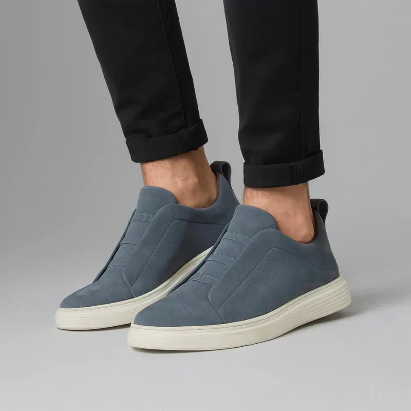 Bolesław | Eleganckie Zamszowe Sneakersy