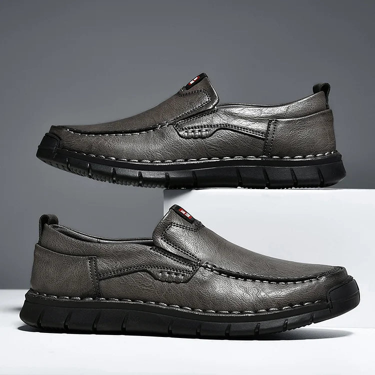 Jacek | Eleganckie Skórzane Buty Wsuwane