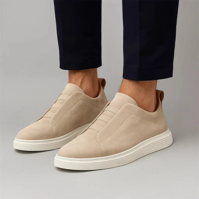 Bolesław | Eleganckie Zamszowe Sneakersy