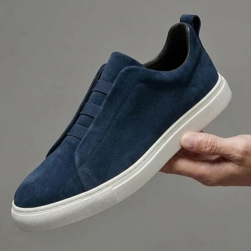 Bolesław | Eleganckie Zamszowe Sneakersy