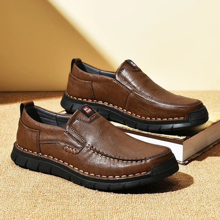 Jacek | Eleganckie Skórzane Buty Wsuwane