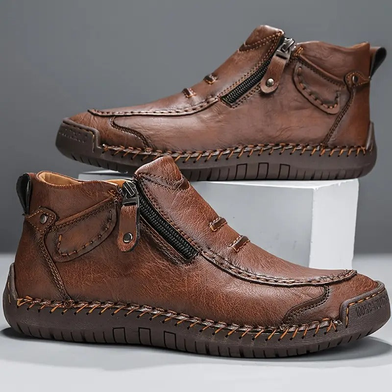 Franciszek | Skórzane buty ortopedyczne męskie