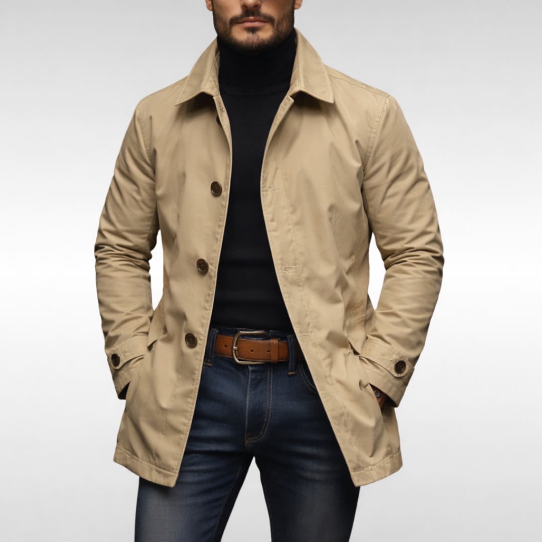 Robert | Elegancki płaszcz trench