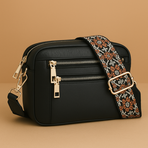 Dorota | Crossbody z kolorowymi paskami
