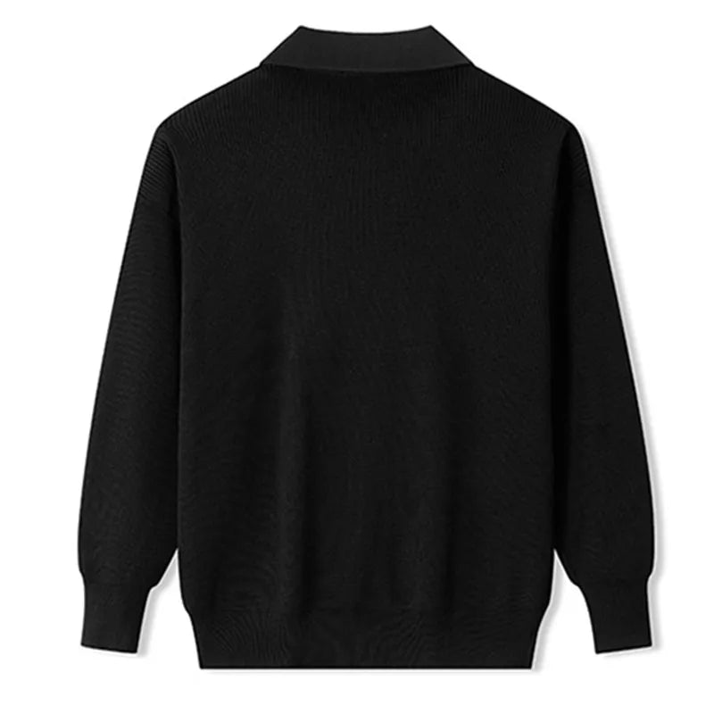 Ryszard | Elegancki Sweter z Zamkiem