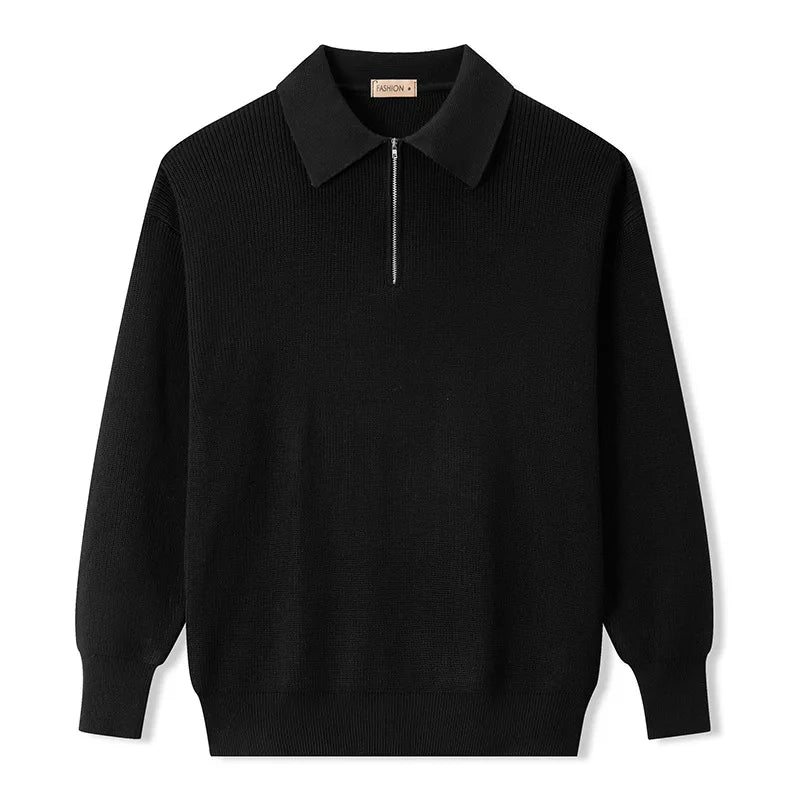 Ryszard | Elegancki Sweter z Zamkiem