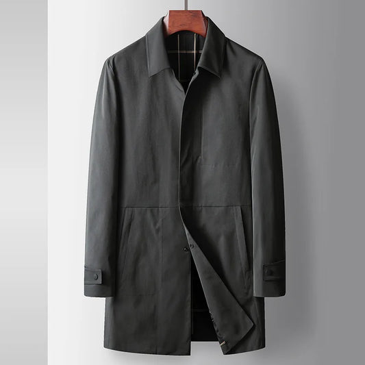 Gerard | Męski Płaszcz Trench Casual
