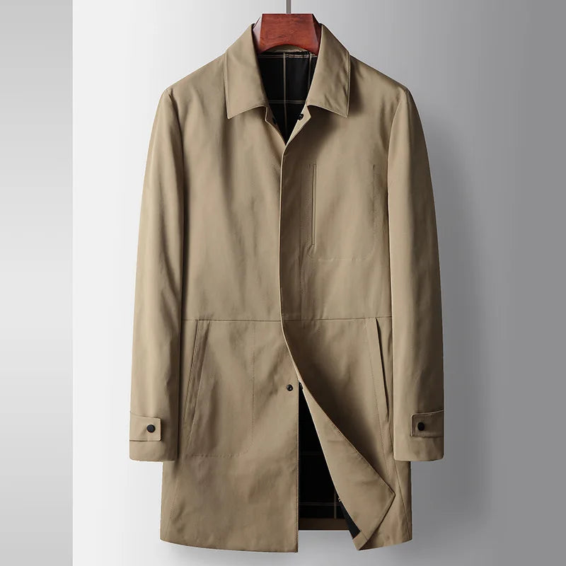 Gerard | Męski Płaszcz Trench Casual