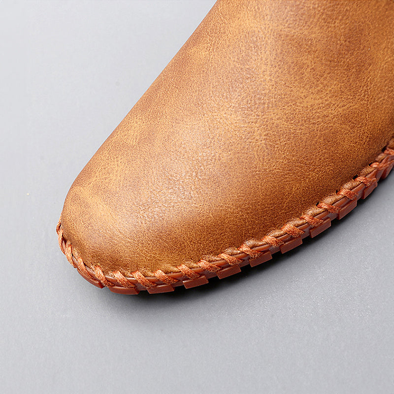 Ireneusz | Skórzane loafersy Santorini