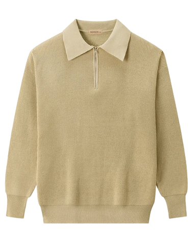 Ryszard | Elegancki Sweter z Zamkiem