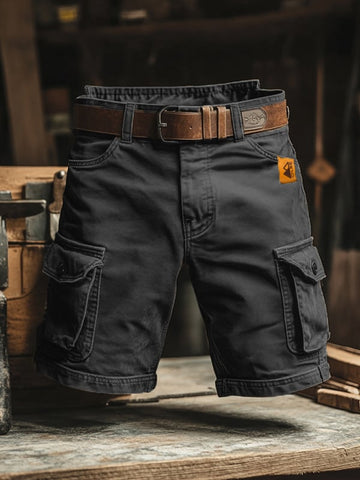 Bartek | Szorty cargo w stylu retro z wieloma kieszeniami