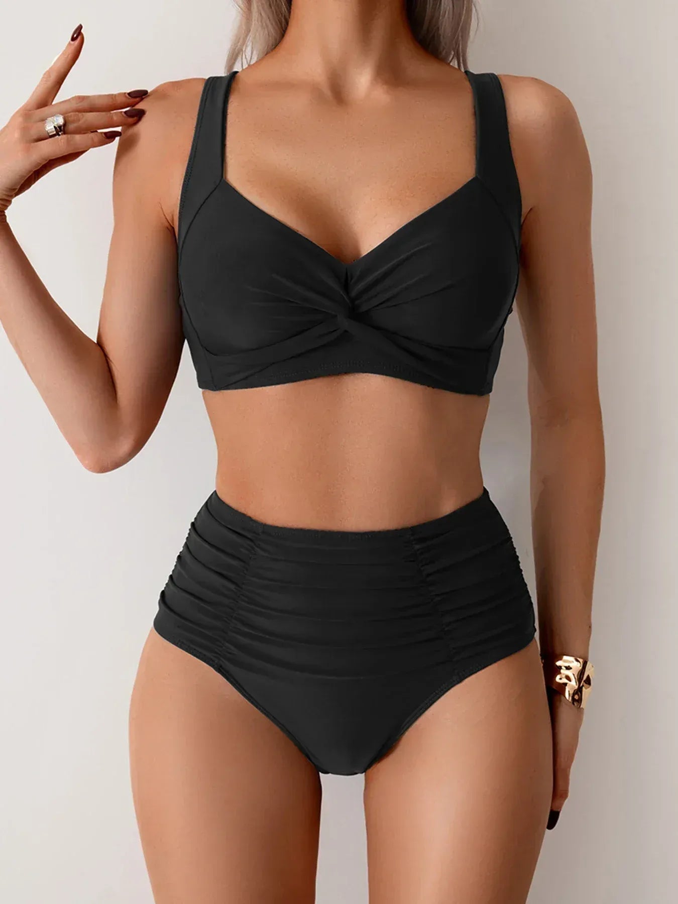 Kalina | Bikini modelujące z wysokim stanem