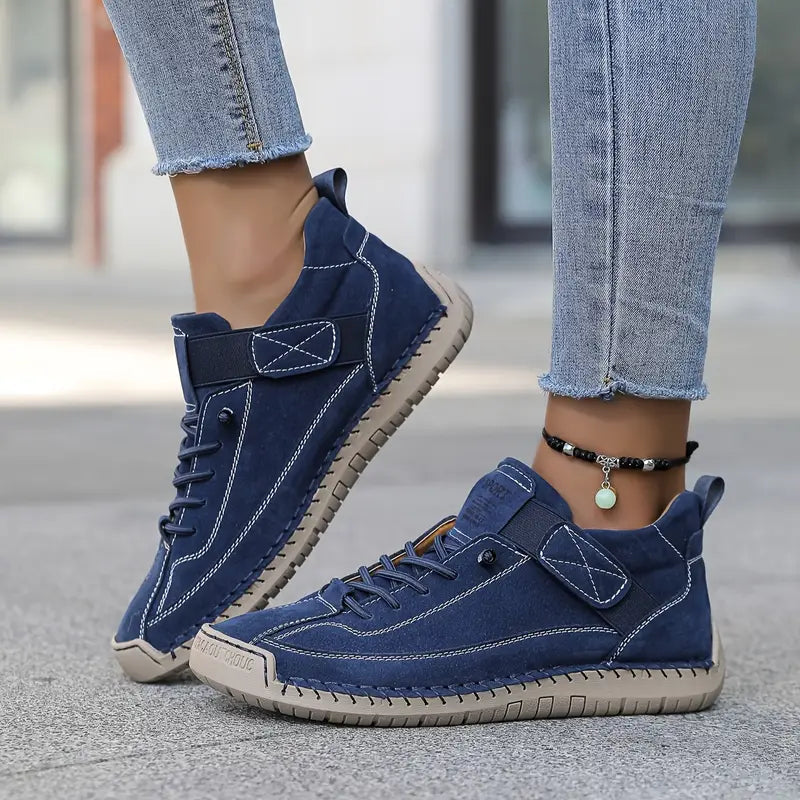 Melania - sneakersy ortopedyczne damskie, kolor niebieski